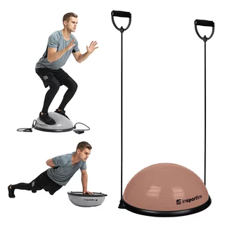 Balanční podložka inSPORTline Dome UNI - mocha mousse