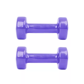 Vinyl Dumbbell Set inSPORTline Smoothbell 2 x 1 kg