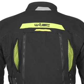 Motoros kabát W-TEC Aircross - fekete-fluor sárga