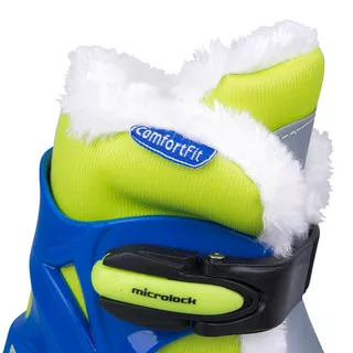 Boys’ Ice Skates WORKER Kelly Pro Boy – with Fur - Blue-Green