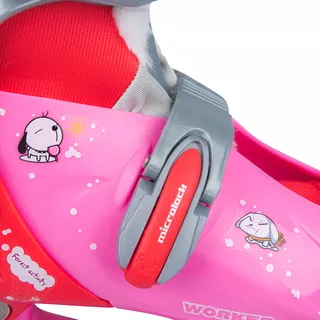 Girls’ Ice Skates WORKER Kelly Pro Girl – with Fur - Pink-Red