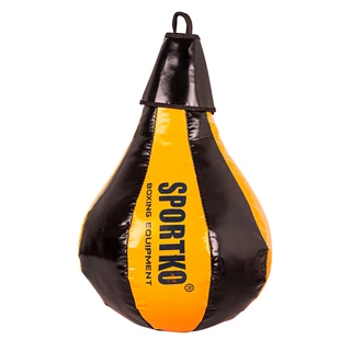 Boxovacie vrece SportKO GP1 24x40cm / 5kg - čierno-oranžová