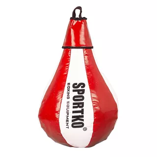 SportKO GP1 Boxsack - weiß-blau - weiß-rot