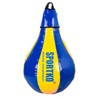 Boxovacie vrece SportKO GP1 24x40cm / 5kg - modro-žltá