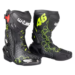 Men’s Motorcycle Boots W-TEC Reaper - Black-Green