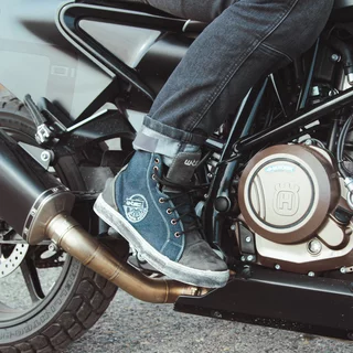 Motorcycle Boots W-TEC Denimo - Black