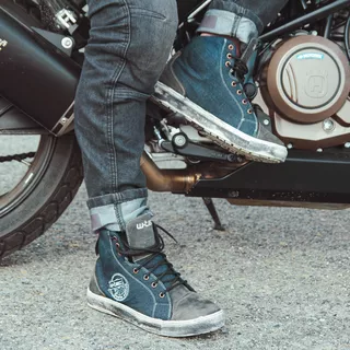 Motorcycle Boots W-TEC Denimo - Blue