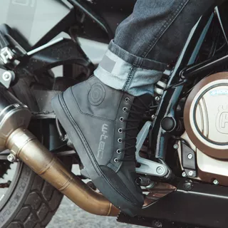 Motorcycle Boots W-TEC Sevendee - Black