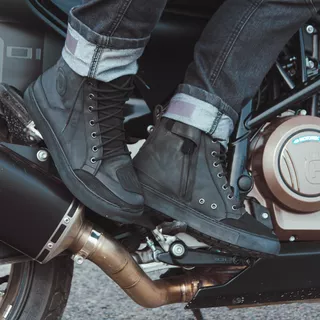 W-TEC Sevendee Motorradstiefel - dunkelgrau