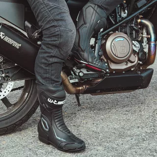 W-TEC Rison Herren Motorradstiefel - schwarz