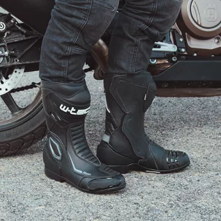 W-TEC Rison Herren Motorradstiefel - schwarz