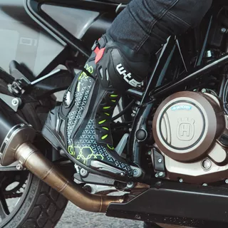 Herren Motorradstiefel W-TEC Reaper - schwarz-grün