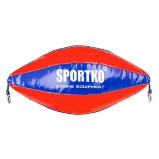 Boxovací pytel SportKO GP2 22x40cm / 4,5kg - modro-červená