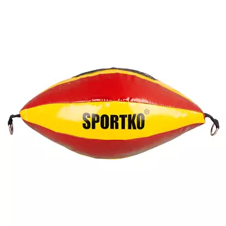 SportKO GP2 Boxsack - orange-blau - rot-gelb