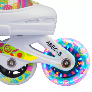 Rollerblades WORKER Picola LED – with Light-Up Wheels