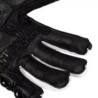 Motorcycle Gloves W-TEC Evolation - Black-White-Fluo