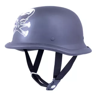 Retro moto čelada Sodager Skull Head - L(59-60)