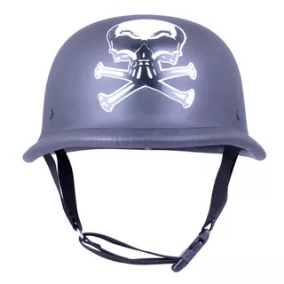 Retro moto čelada Sodager Skull Head - L(59-60)