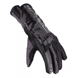 Motorcycle Gloves W-TEC Kaltman - Black-Grey