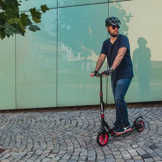 Koloběžka inSPORTline Discola - rozbaleno - červená