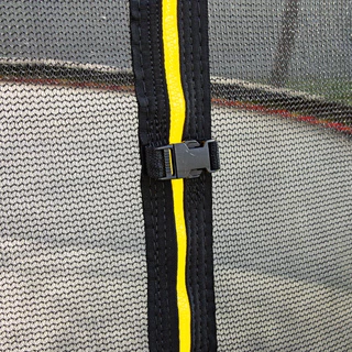 Ochranná síť bez tyčí pro trampolínu inSPORTline Flea PRO 244 cm - rozbaleno