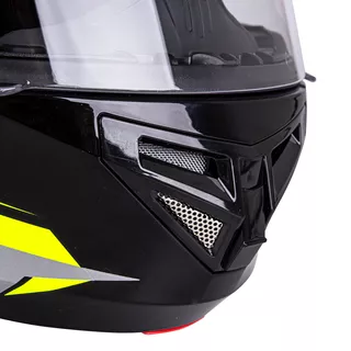 Flip-Up Motorcycle Helmet W-TEC Vexamo PR Black Graphic