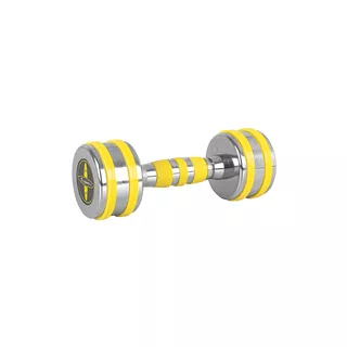 Chrome Dumbbell inSPORTline Yellsteel 5 kg