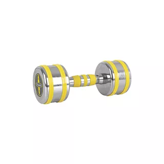 Chrome Dumbbell inSPORTline Yellsteel 7 kg