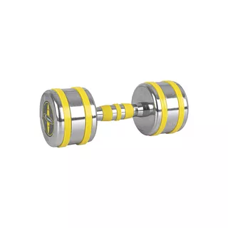 Chrome Dumbbell inSPORTline Yellsteel 9 kg