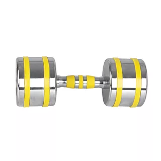 Chrome Dumbbell inSPORTline Yellsteel 12 kg