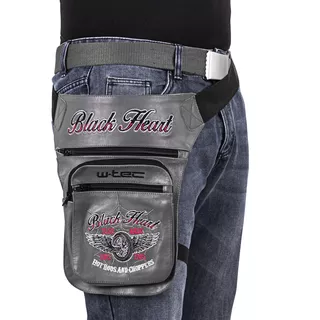 Motorcycle Thigh Bag W-TEC Black Heart Relicto