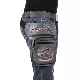 Motorcycle Thigh Bag W-TEC Black Heart Relicto