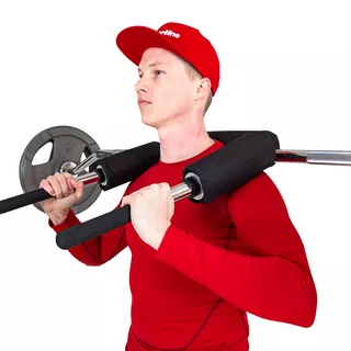 Olympijská hřídel na dřepy inSPORTline Barsap 220cm/50mm 22,5kg, do 317 kg, bez objímek - rozbaleno