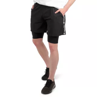 Férfi rövidnadrág 2in1 inSPORTline Closefit Short