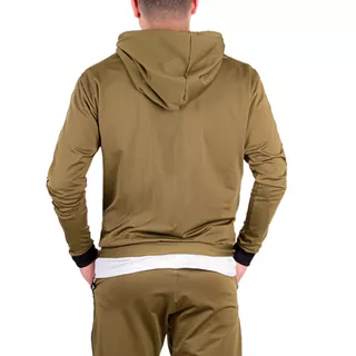 Pánska mikina inSPORTline Straphoodie - khaki