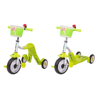 Hulajnoga trójkołowa rowerek dla dzieci 2w1 WORKER Blagrie - Zielony