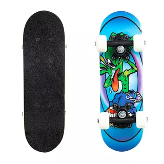 Skateboard Mini Board - Alien On Blue