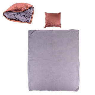 Massage Pillow & Blanket inSPORTline Trawel - Dark Brown