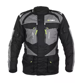 W-TEC Burdys Evo herren Motorradjacke - schwarz-grau