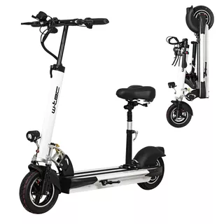 E-Scooter W-TEC Saturian II 10” w/ Seat - Black - White