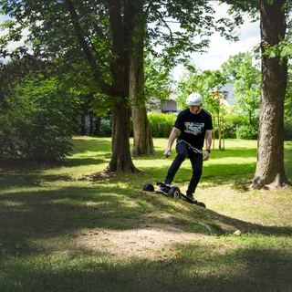 Elektrický longboard Skatey 800 Off-road Wood Art