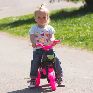 Balance Bike Enduro Maxi - Black-Pink