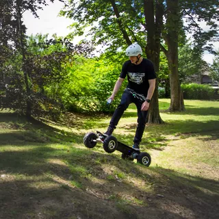 Electric Longboard Skatey 800 Off-Road Wood Art