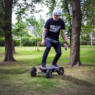 Elektrický longboard Skatey 800 Off-road Wood Art