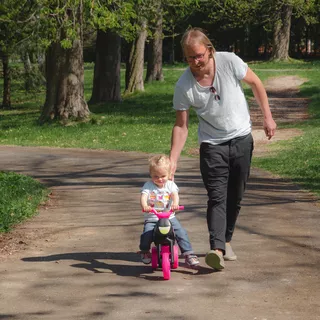 Balance Bike Enduro Maxi - Black-Green