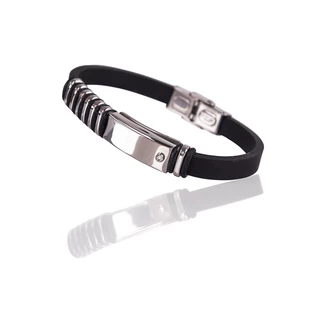 Magnetic Bracelet inSPORTline Mizar - Black-Silver - Black-Silver