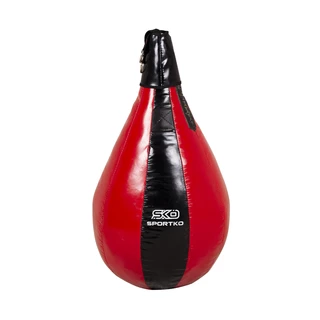 Boxovacie vrece SportKO GP4 52x70cm / cca 10kg - červeno-čierna