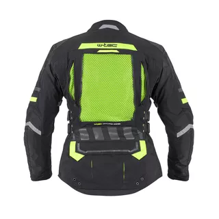 Motoros kabát W-TEC Aircross - fekete-fluor sárga