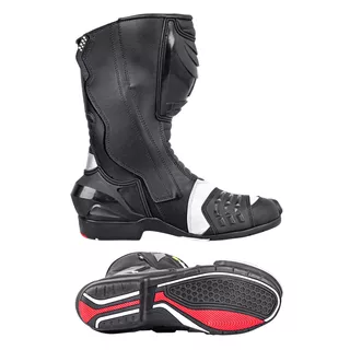 Motorcycle Boots W-TEC Arkus - Black-White