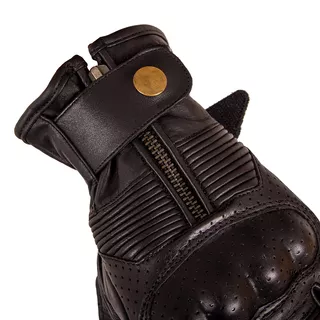 B-STAR Prelog Sommer-Motorradhandschuhe aus Leder - schwarz